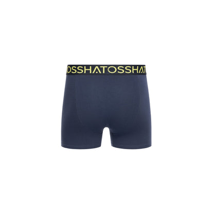 Navy - Back - Crosshatch Mens Trioglow Boxer Shorts (Pack of 3)