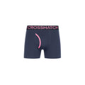 Navy - Lifestyle - Crosshatch Mens Trioglow Boxer Shorts (Pack of 3)