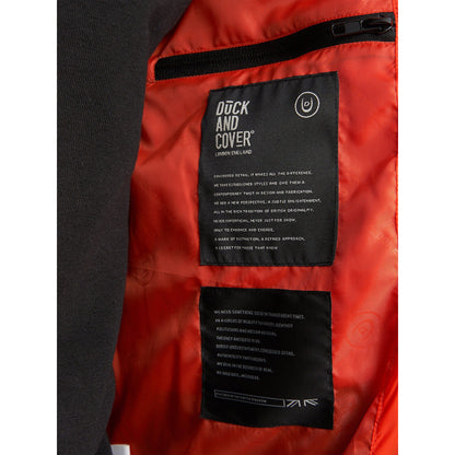 Orange - Side - Duck and Cover Mens Raymax Padded Jacket