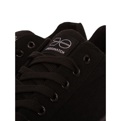 Black - Side - Crosshatch Mens Huseby Trainers