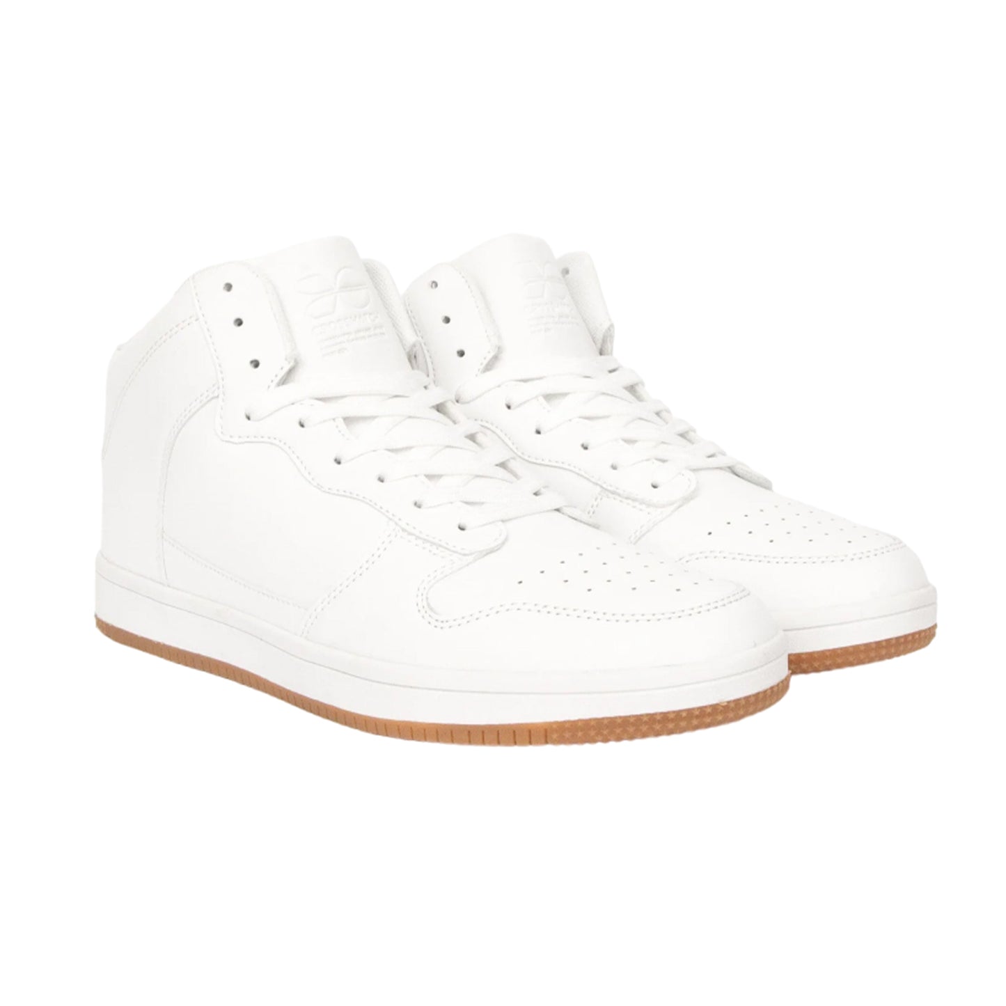 White - Front - Crosshatch Mens Alwick High Tops