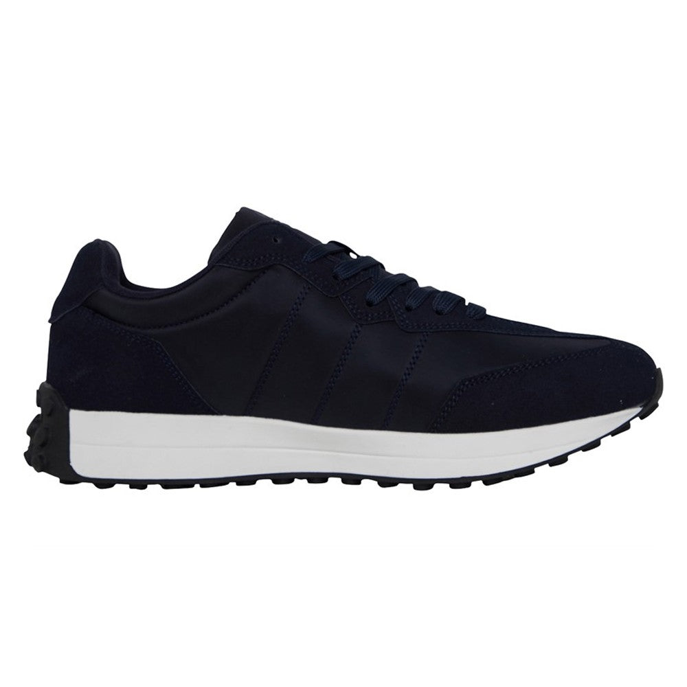 Navy - Front - Loyalty & Faith Mens Moray Trainers