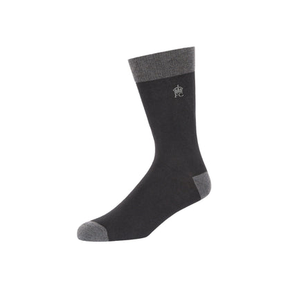 Black-Charcoal - Back - French Connection Unisex Adult Socks (Pack of 3)