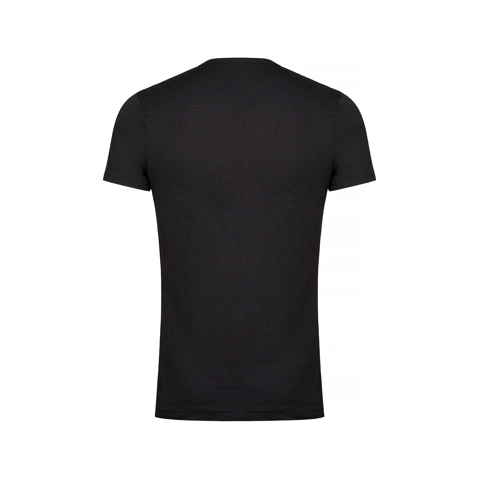 Black - Side - French Connection Mens Crew Neck T-Shirt (Pack of 3)