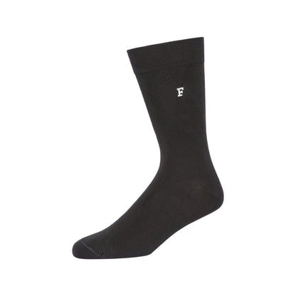 Black - Back - French Connection Unisex Adult Waterfall Socks (Pack of 3)