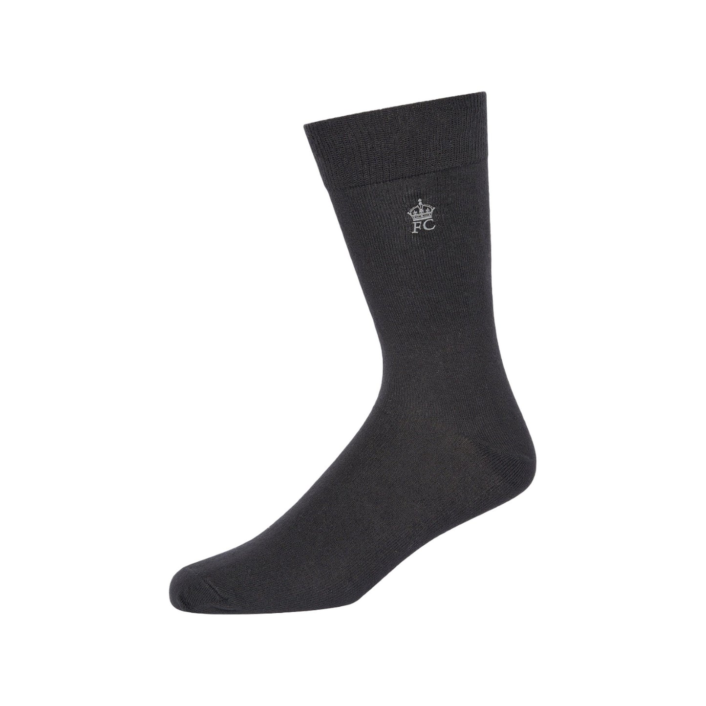 Black-Gunmetal Grey - Back - French Connection Unisex Adult Socks (Pack of 5)