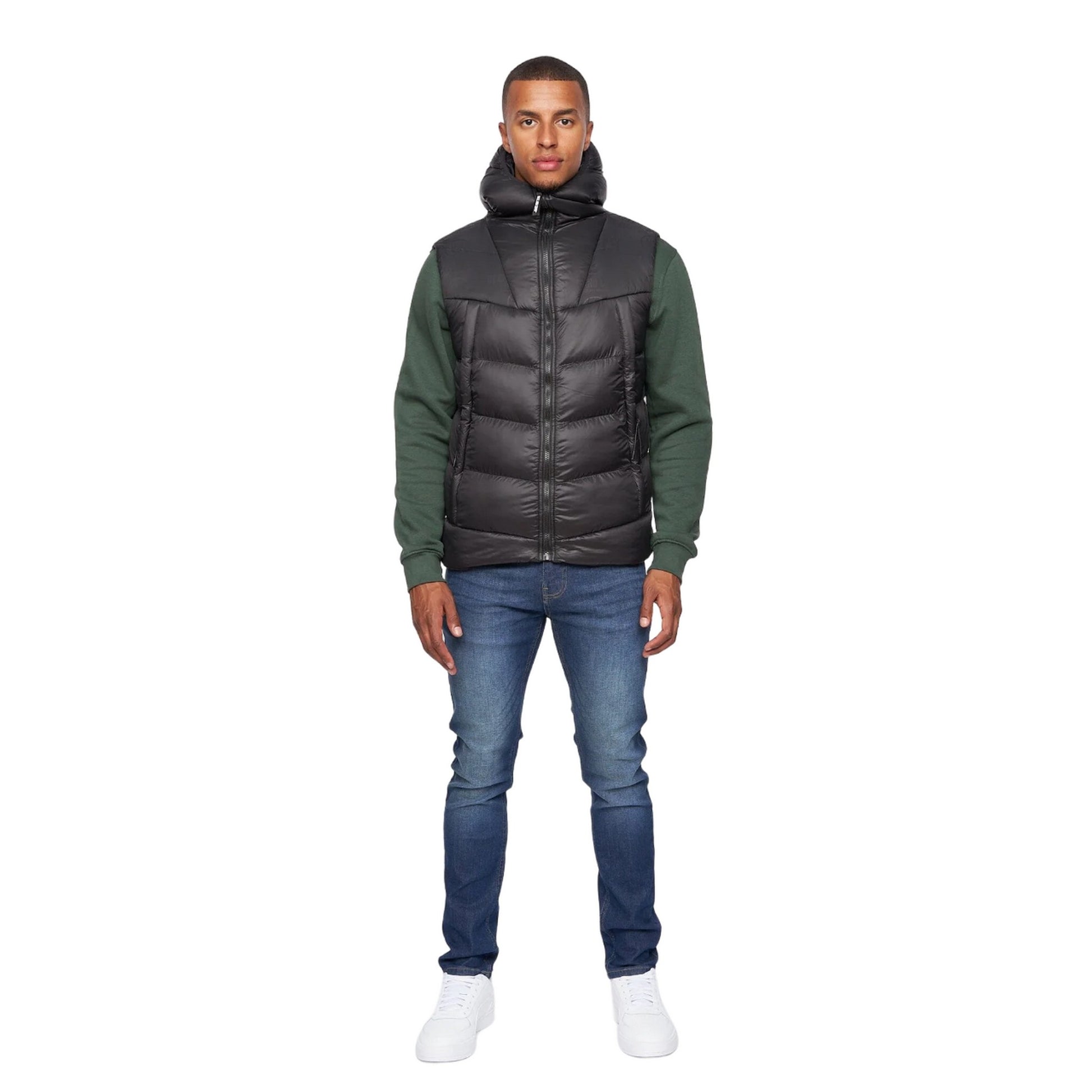 Black - Side - Duck and Cover Mens Raymax Gilet