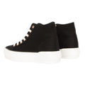 Black-White - Back - Loyalty & Faith Womens-Ladies Millie High-top Trainers