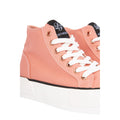 Pink-White - Side - Loyalty & Faith Womens-Ladies Millie High-top Trainers