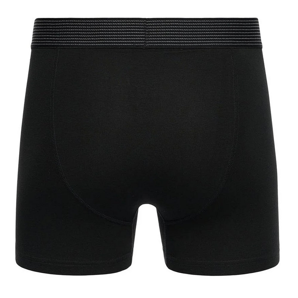 Grey Marl-Black - Back - Crosshatch Mens Buzzard Boxer Shorts (Pack of 5)