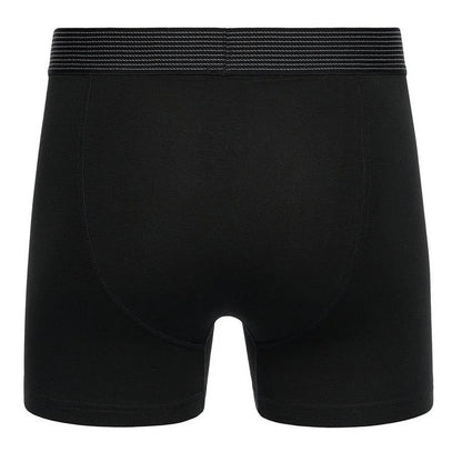 Grey Marl-Black - Back - Crosshatch Mens Buzzard Boxer Shorts (Pack of 5)
