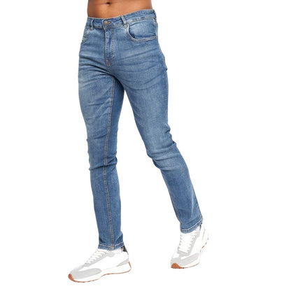 Stone Wash - Side - Ringspun Mens Sparta Distressed Jeans