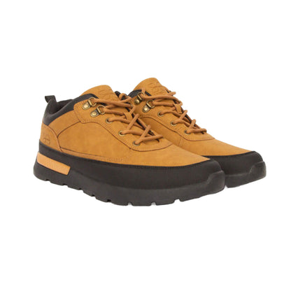 Wheat - Front - Crosshatch Mens Banbury Leather Boots