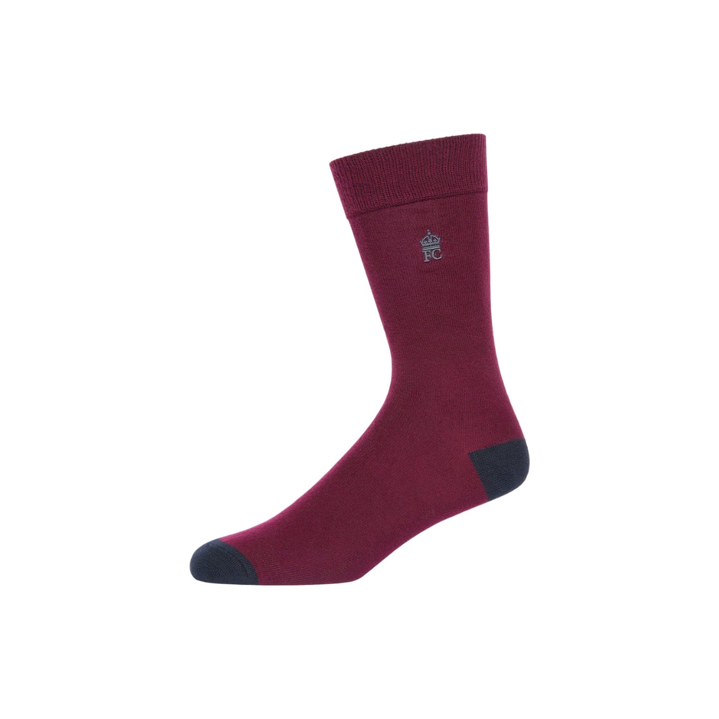Marine-Chateaux Grey - Side - French Connection Unisex Adult Dotted Socks (Pack of 3)