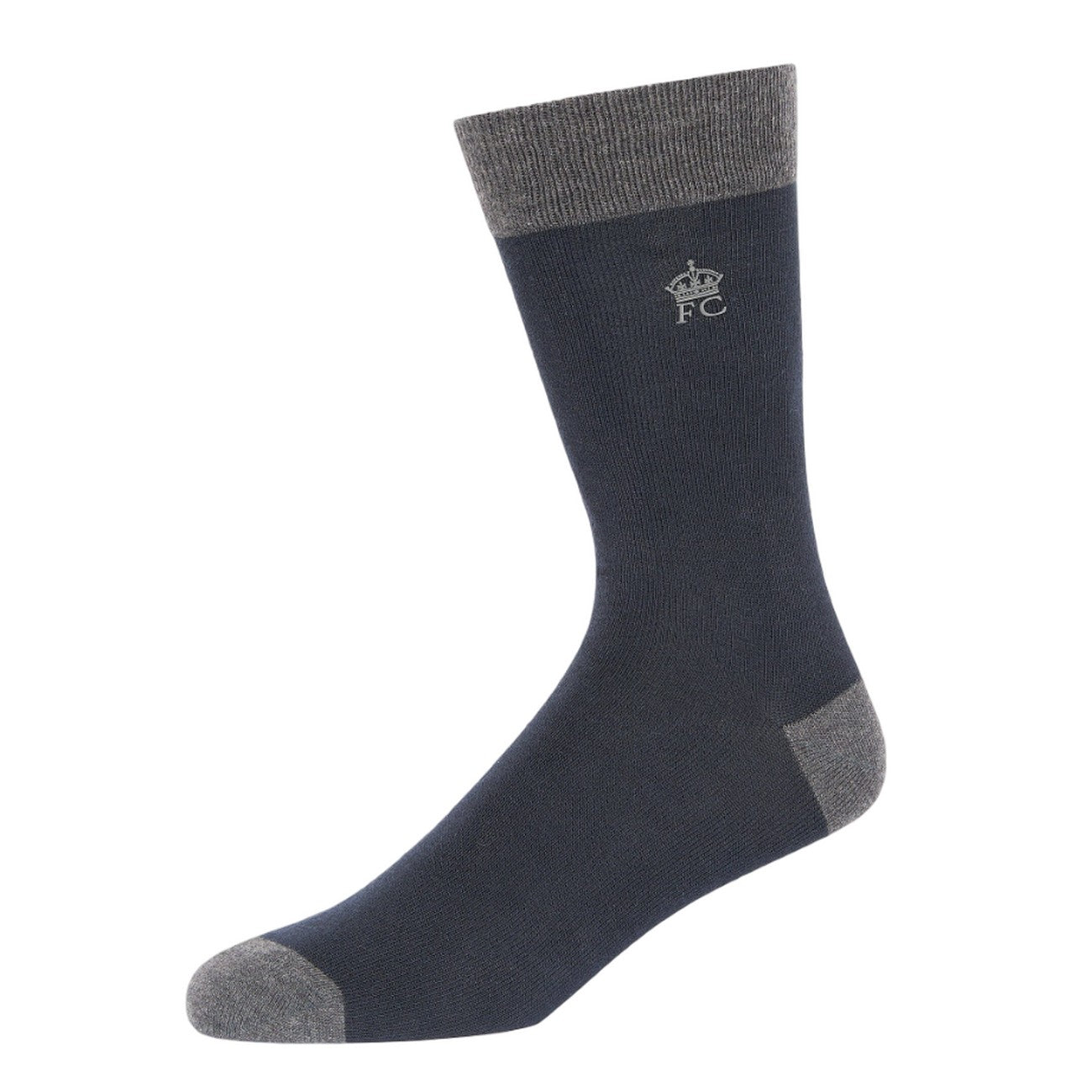 Marine-Charcoal - Back - French Connection Unisex Adult Stripe Socks (Pack of 3)