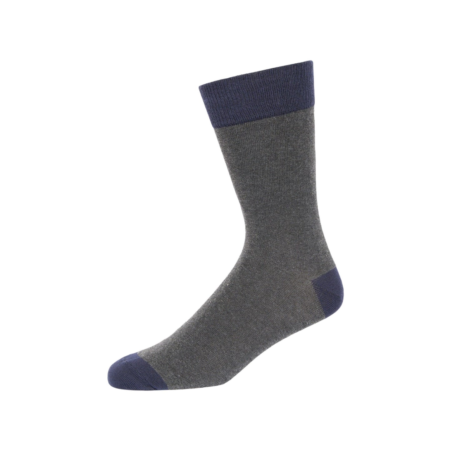 Marine-Charcoal - Side - French Connection Unisex Adult Dot And Stripe Socks (Pack of 3)