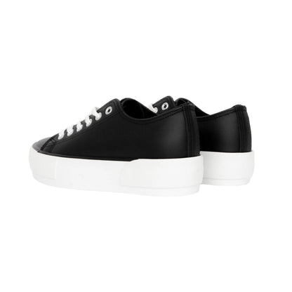 Black-White - Back - Loyalty & Faith Womens-Ladies Millie Trainers