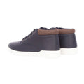 Navy - Back - Crosshatch Mens Alistair Ankle Boots