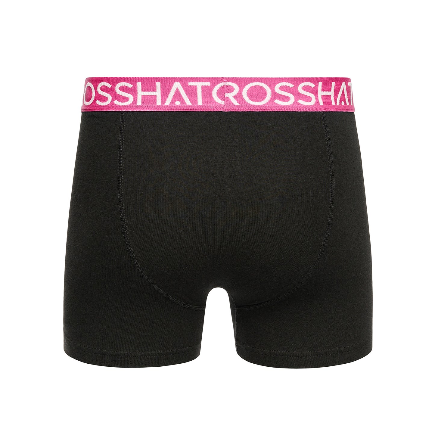 Fuchsia - Back - Crosshatch Mens Crystaline Boxer Shorts (Pack of 3)