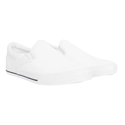 White - Front - Crosshatch Mens Roxburgh Pumps