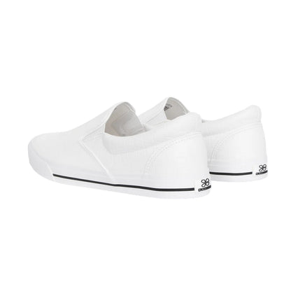 White - Back - Crosshatch Mens Roxburgh Pumps