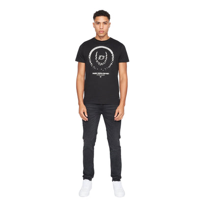 Black - Lifestyle - Duck and Cover Mens Centrica T-Shirt