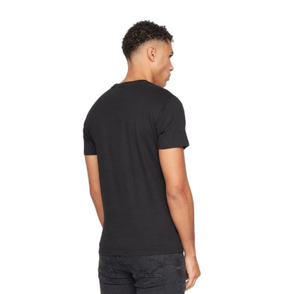 Black - Back - Duck and Cover Mens Zoomout T-Shirt