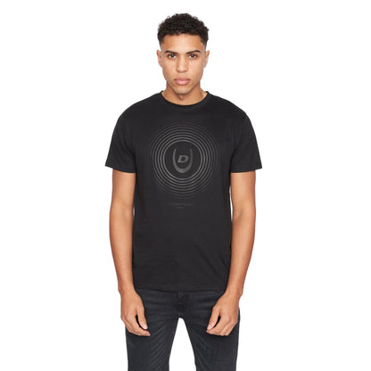 Black - Front - Duck and Cover Mens Zoomout T-Shirt