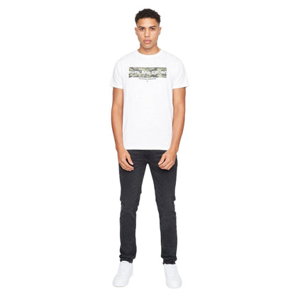 White - Lifestyle - Duck and Cover Mens Camoville T-Shirt