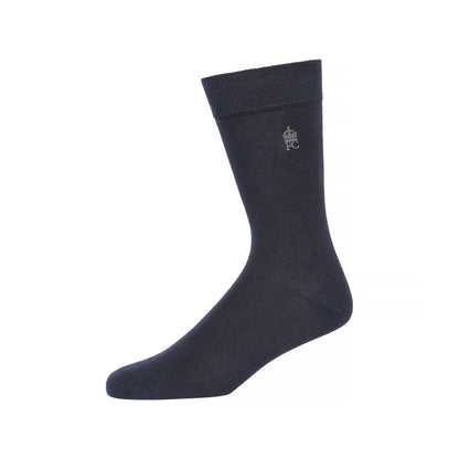 Marine-Dark Green - Back - French Connection Mens Socks (Pack of 3)