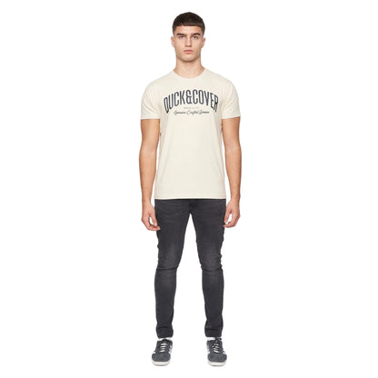 Black-White-Grey-Navy Blue-Light Blue - Lifestyle - Duck and Cover Mens Ventmans Assorted Designs T-Shirt (Pack of 5)