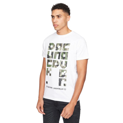 White - Side - Duck and Cover Mens Camotown T-Shirt
