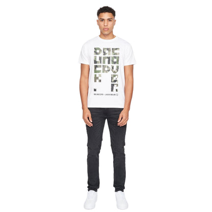 White - Lifestyle - Duck and Cover Mens Camotown T-Shirt