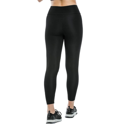 Black - Back - Lookus Womens-Ladies Cross Front Leggings