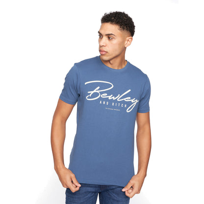 Orange-Sage-White-Blue-Grey - Side - Bewley & Ritch Mens Fevertrees Assorted Designs T-Shirt (Pack of 5)
