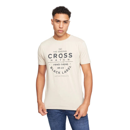 Multicoloured - Side - Crosshatch Mens Fellmire Assorted Designs T-Shirt (Pack of 5)