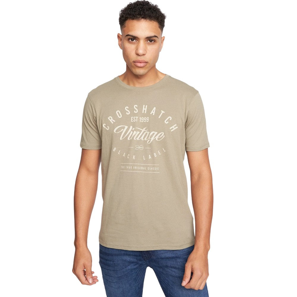 Multicoloured - Pack Shot - Crosshatch Mens Fellmire Assorted Designs T-Shirt (Pack of 5)