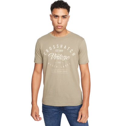 Multicoloured - Pack Shot - Crosshatch Mens Fellmire Assorted Designs T-Shirt (Pack of 5)