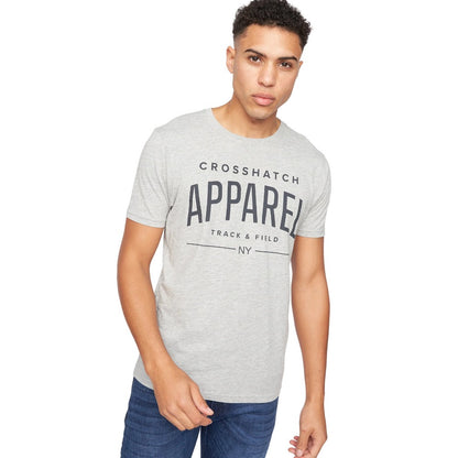 Multicoloured - Side - Crosshatch Mens Chislemoore Assorted Designs T-Shirt (Pack of 5)