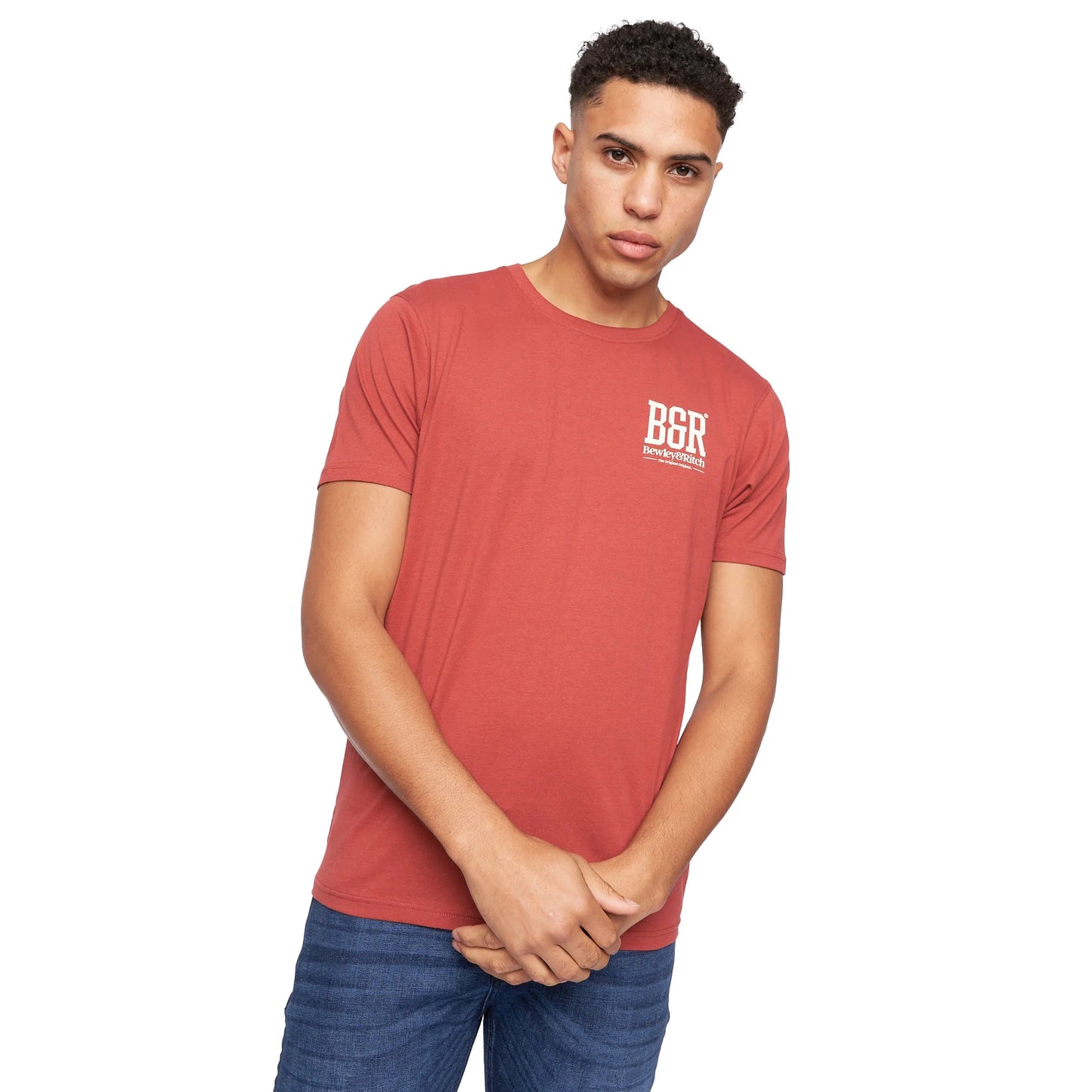 Multicoloured - Back - Bewley & Ritch Mens Temflere 2 T-Shirt (Pack of 5)