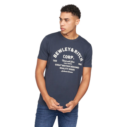Multicoloured - Side - Bewley & Ritch Mens Temflere 2 T-Shirt (Pack of 5)