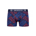 Multicoloured - Side - Henleys Mens Rutlers Assorted Designs Boxer Shorts (Pack of 3)