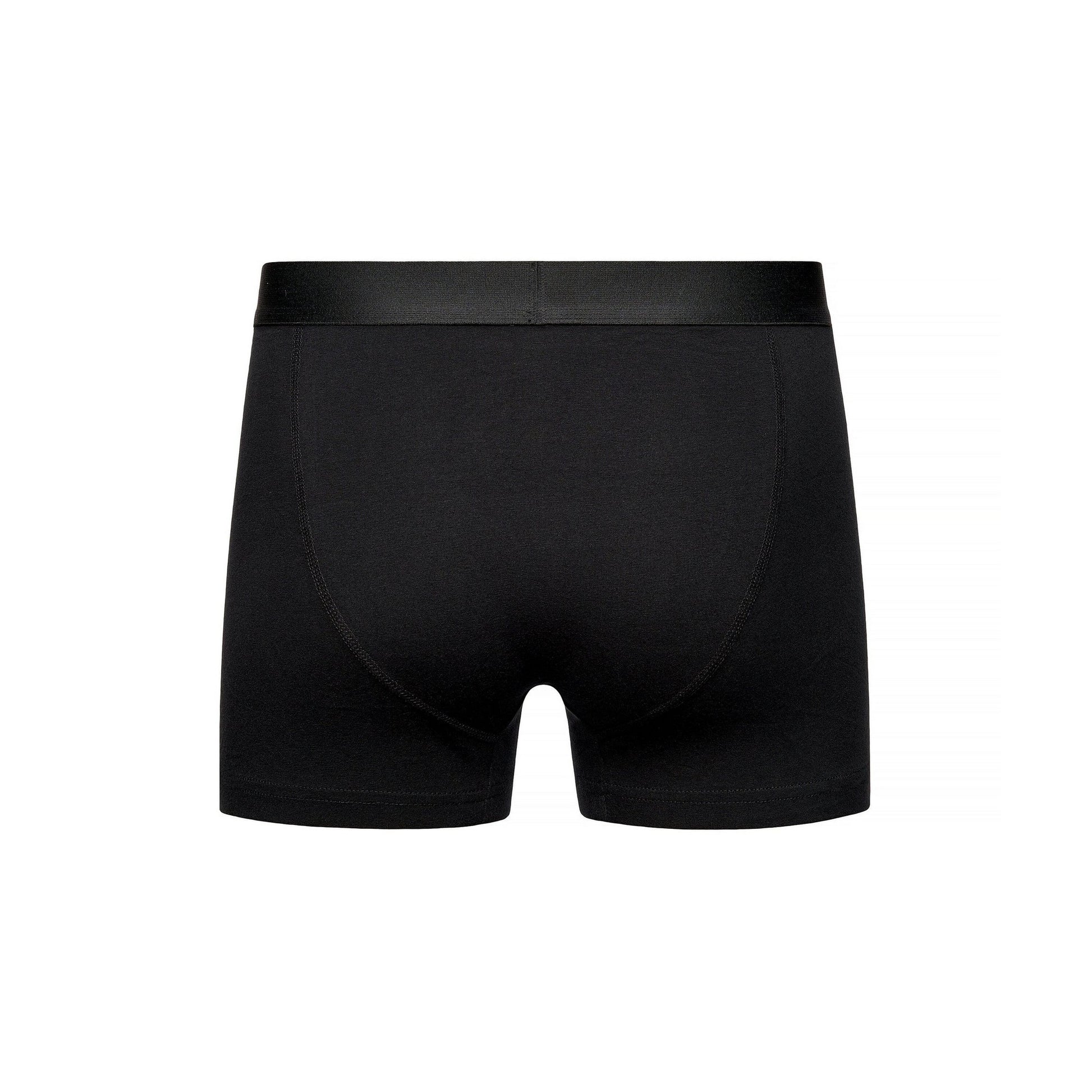 Black - Back - Henleys Mens Trilock Boxer Shorts (Pack of 3)