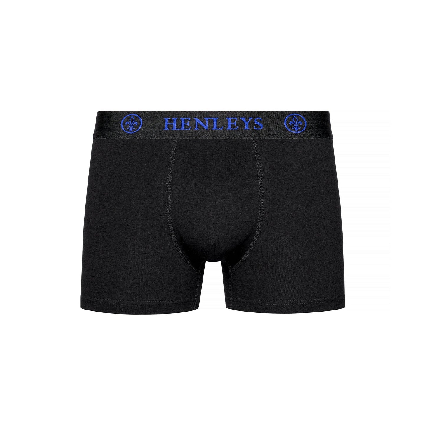 Black - Lifestyle - Henleys Mens Trilock Boxer Shorts (Pack of 3)