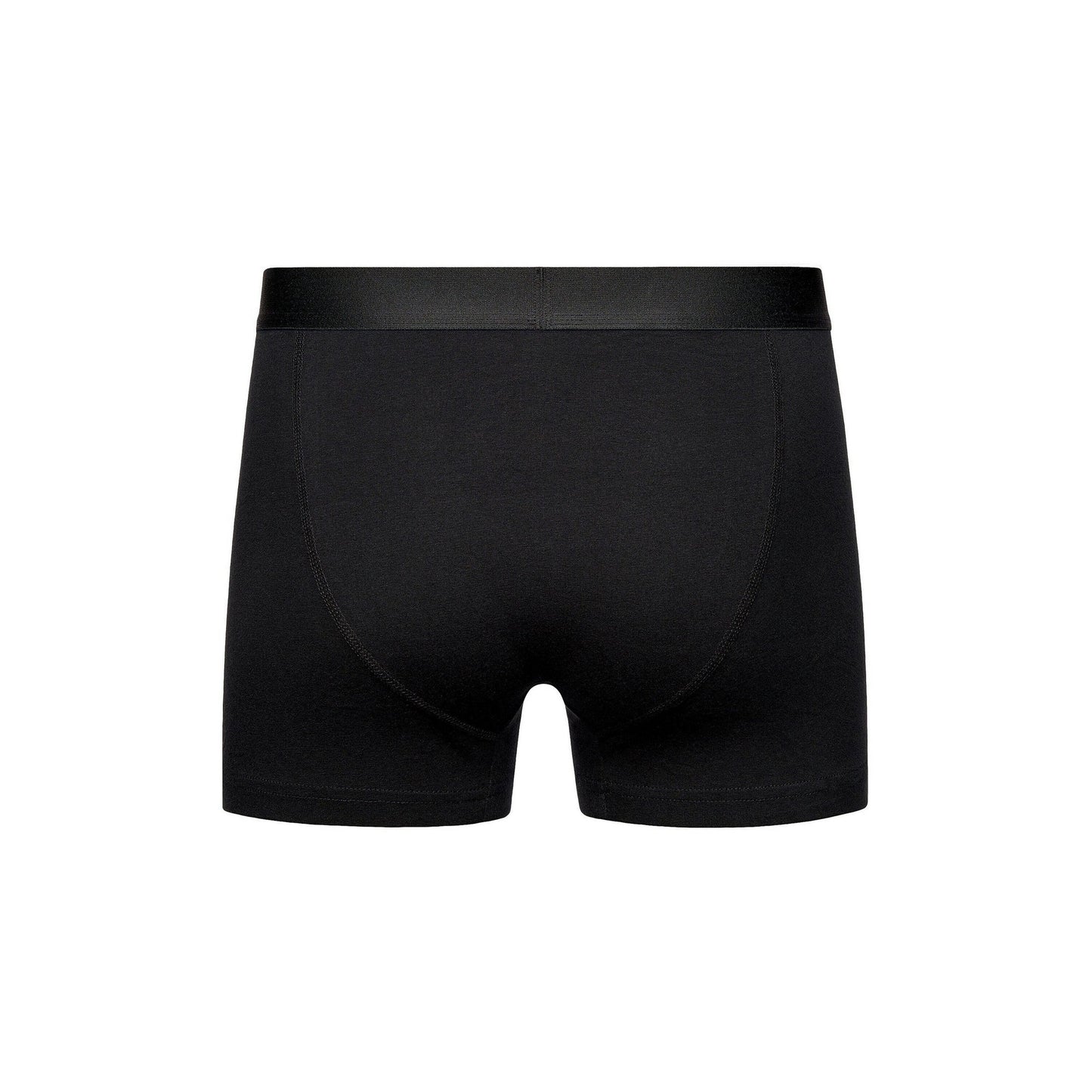 Black - Back - Henleys Mens McBlacken Boxer Shorts (Pack of 3)