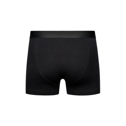 Black - Back - Henleys Mens McBlacken Boxer Shorts (Pack of 3)