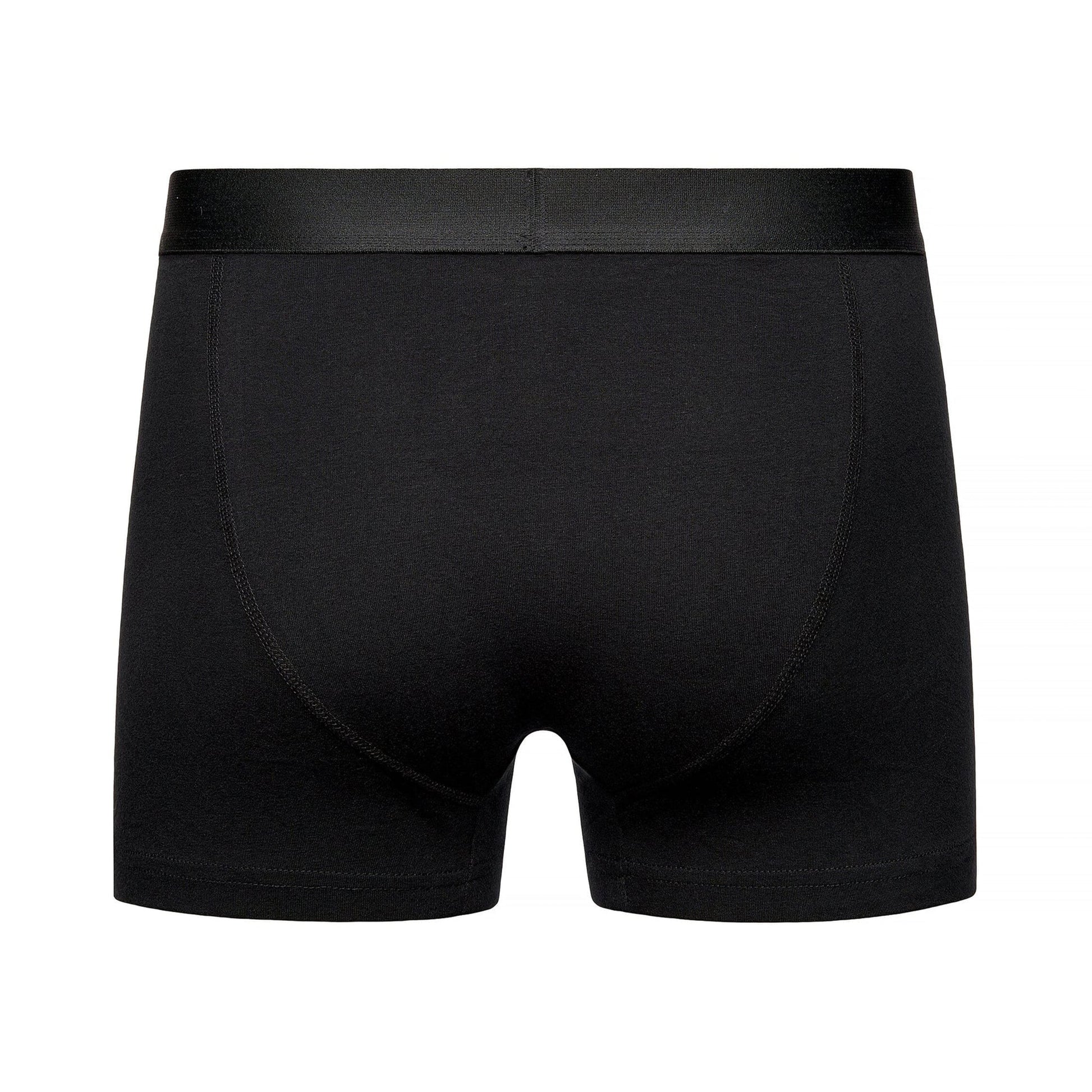 Black - Back - Henleys Mens Quintlock Boxer Shorts (Pack of 5)
