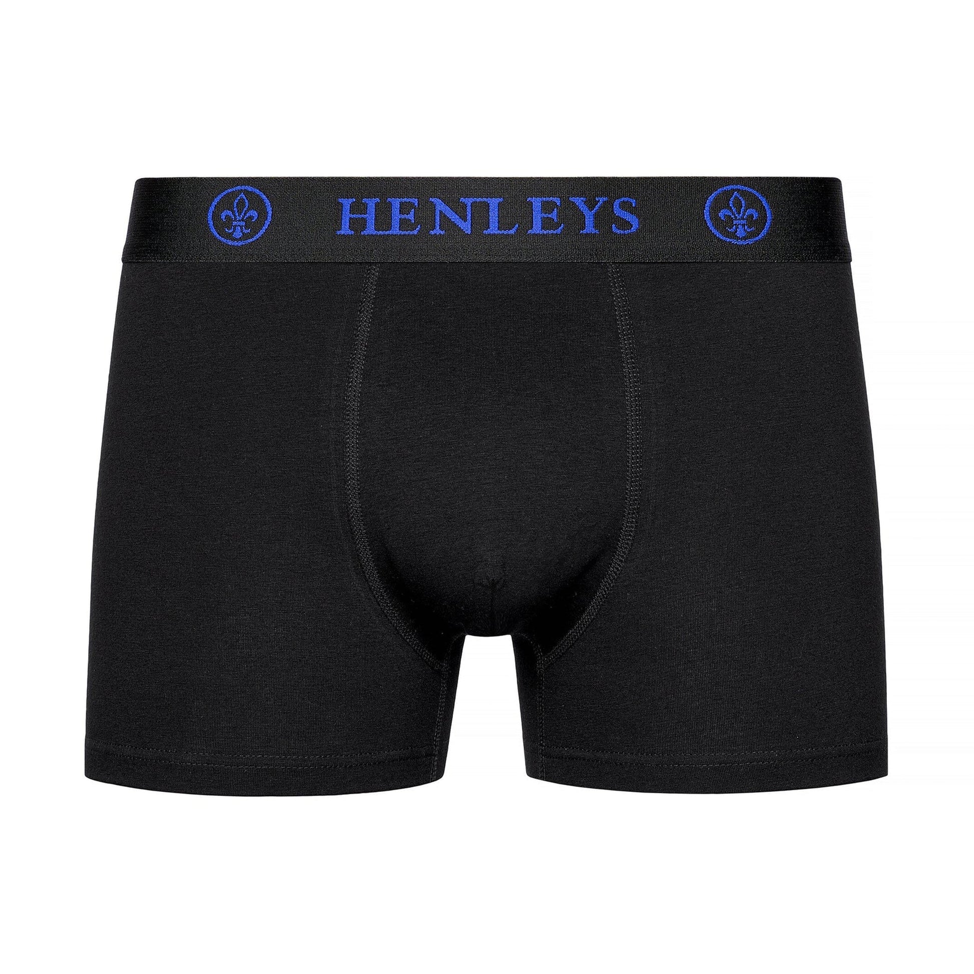 Black - Lifestyle - Henleys Mens Quintlock Boxer Shorts (Pack of 5)