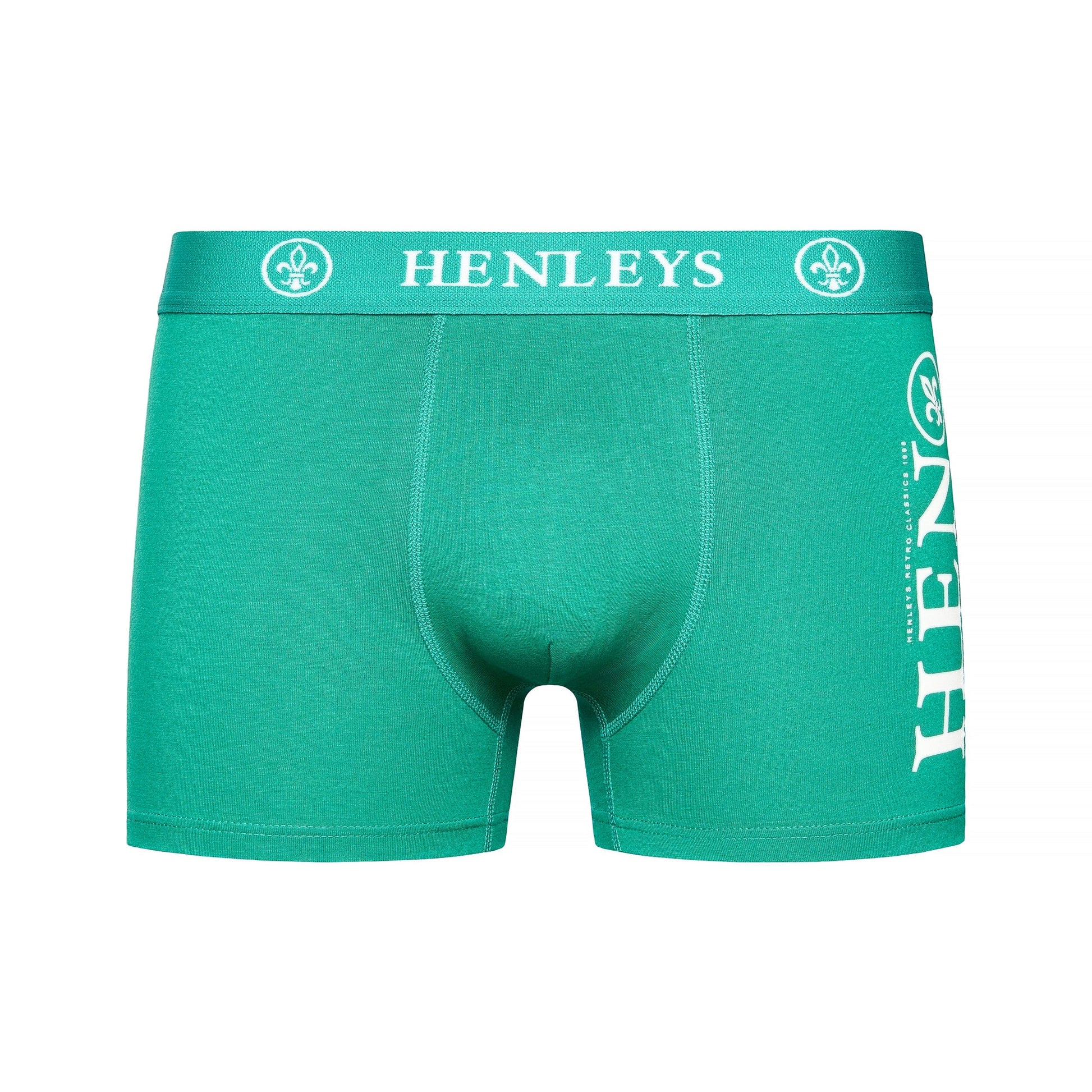 Multicoloured - Side - Henleys Mens Kelmack Marl Boxer Shorts (Pack of 5)