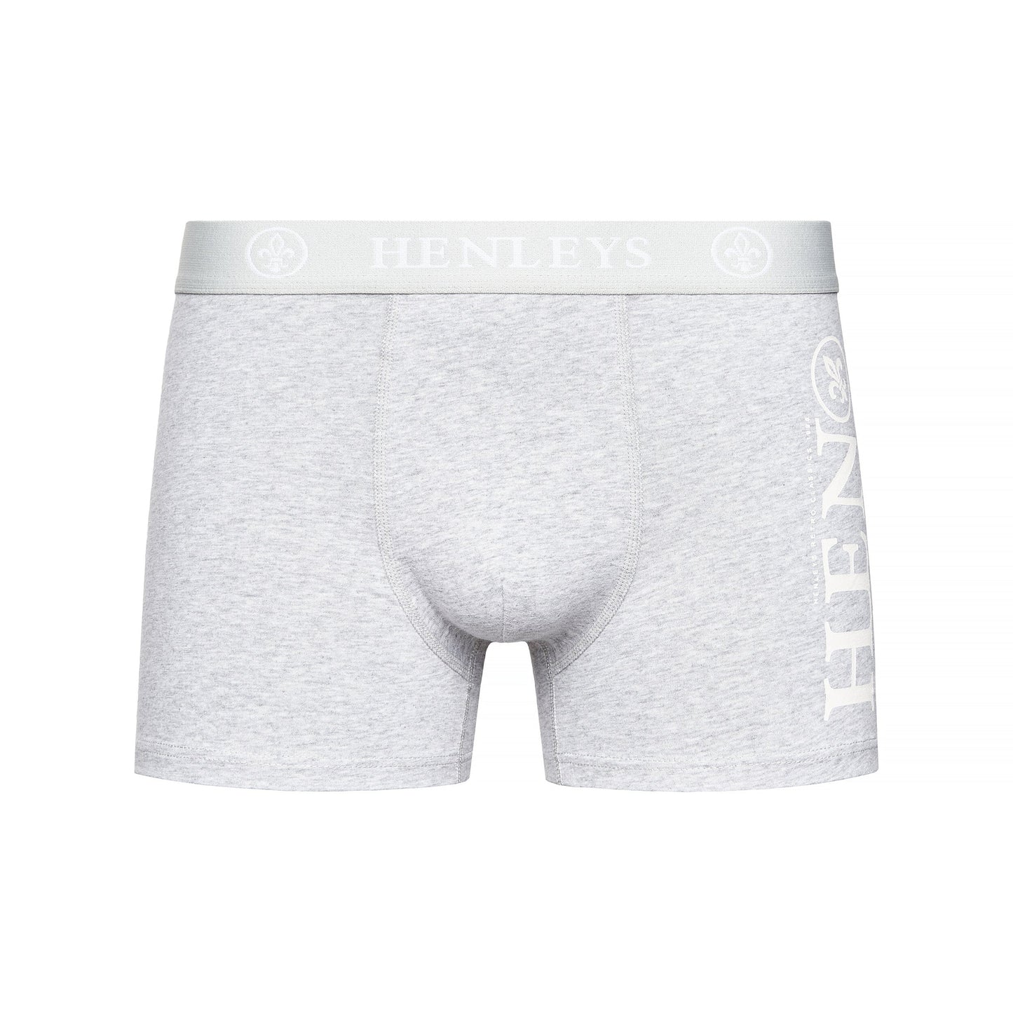 Multicoloured - Pack Shot - Henleys Mens Kelmack Marl Boxer Shorts (Pack of 5)
